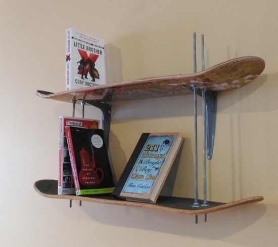 Unique-skateboard-wall-shelf
