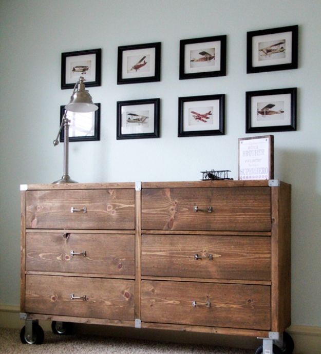 Wood-dresser-with-wheels