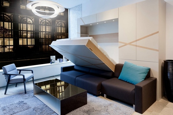 Contemporary-living-room-sectional-sofa-murphy-sofa-bed-low-coffee-table