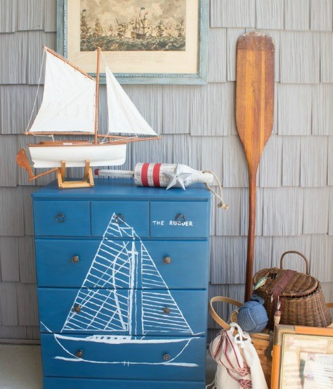Nautical-dresser-with-blue-print