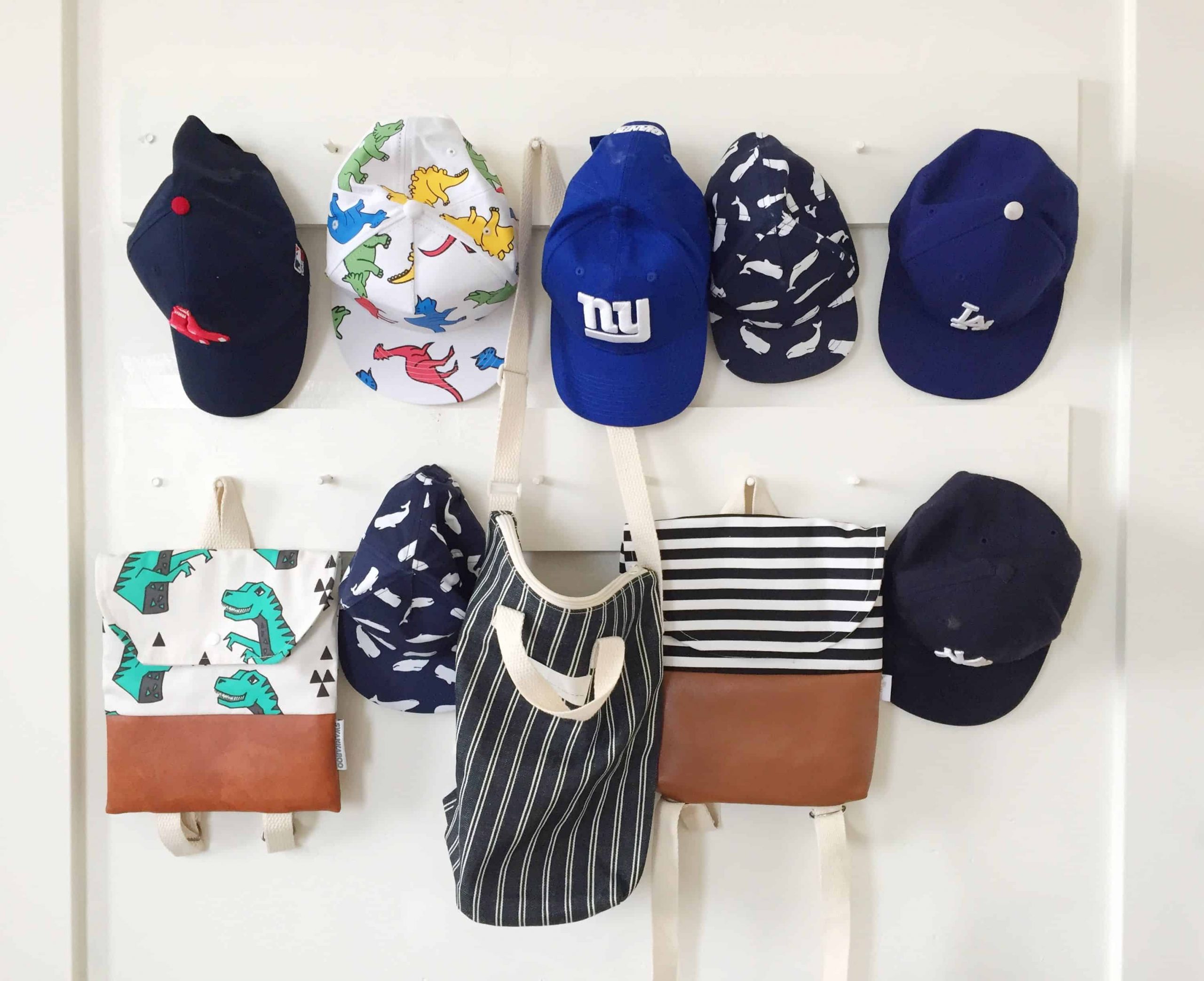 Traditional-diy-hat-rack