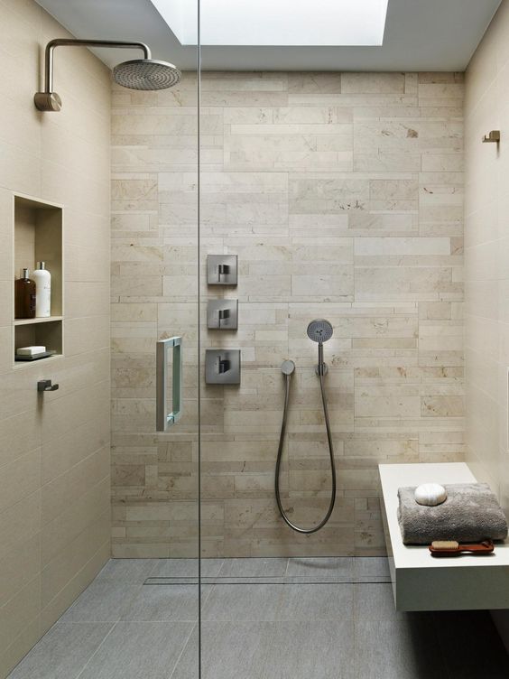 16-modern-warm-colored-shower-and-steam-room-with-a-comfy-bench