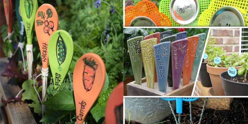 20 kinds of garden marker you can make yourself2