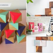 55 interesting wood block art ideas for your home decor2