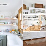 Best choice of places to put floating shelf in your kitchen2