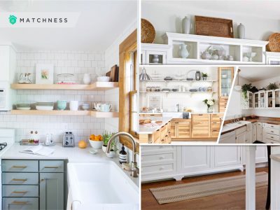 Best choice of places to put floating shelf in your kitchen2