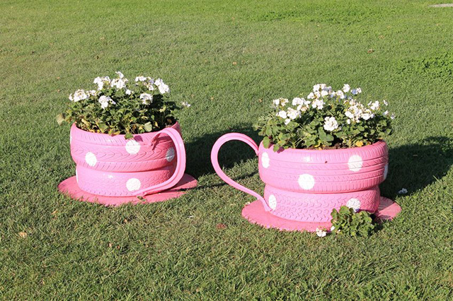 Flower-teacups