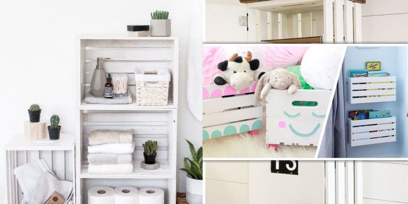 How to use crate to be part of your home decoration2