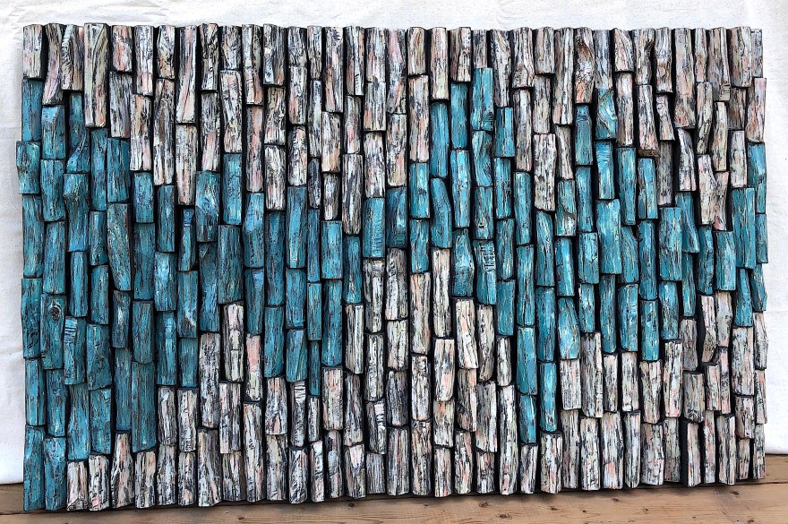 Olgaoreshynaacousticartwoodsculpturewaves30x48