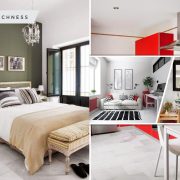 Small apartment interior design with interesting game of colors2