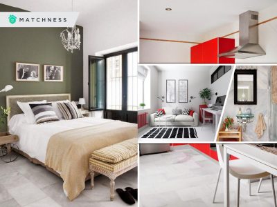 Small apartment interior design with interesting game of colors2