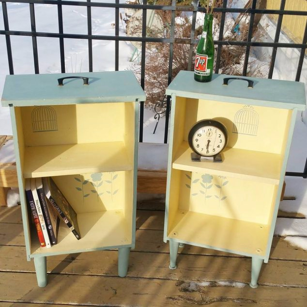 Upcycled-drawers-to-side-tables