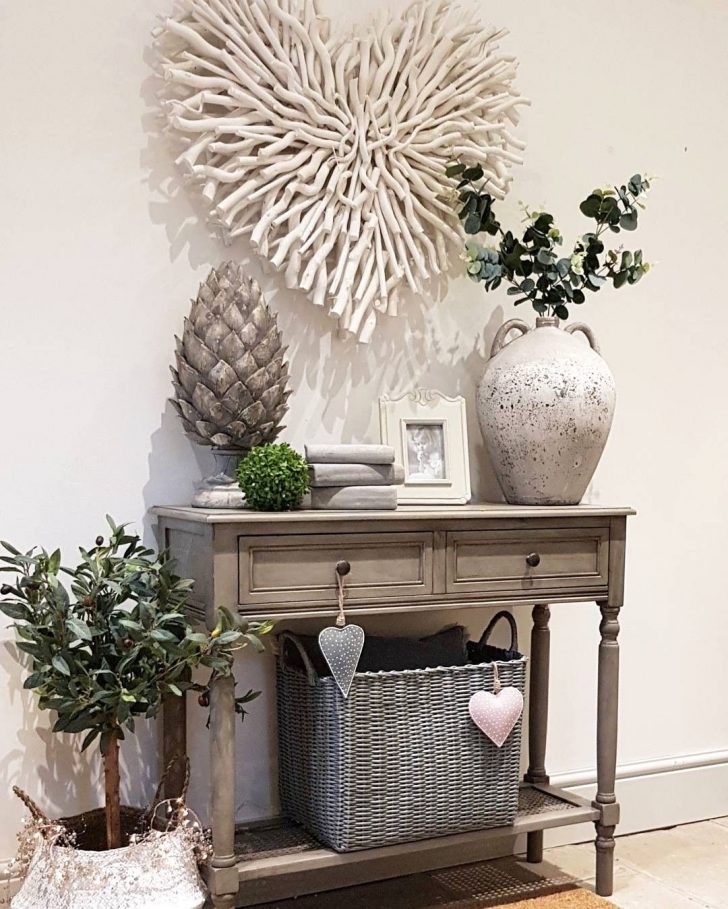 A-large-heart-wall-decor-made-of-whitewashed-driftwood-branches-is-a-cool-beach-and-coastal-idea