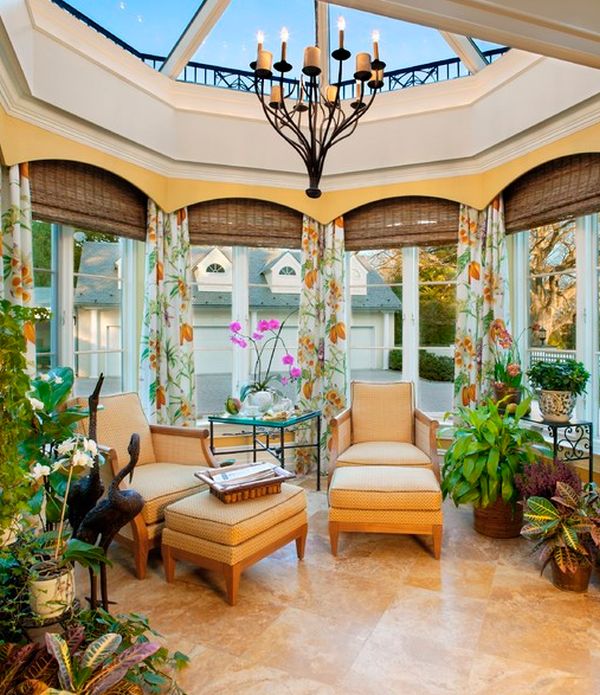Colorful-round-sunroom