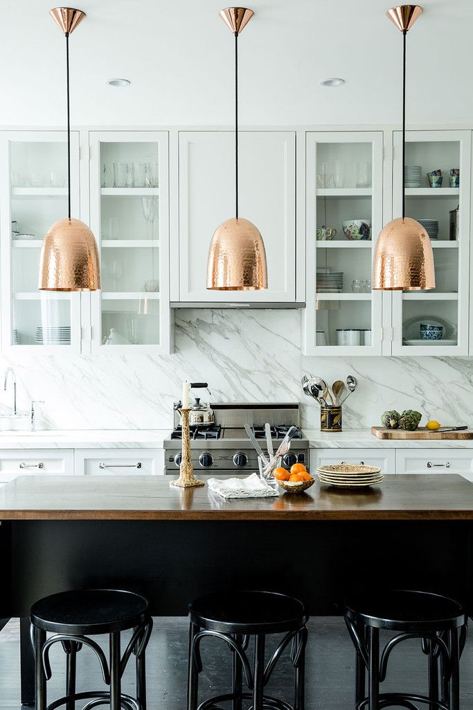 Kitchen-pendant-lighting-brass-industrial-modern-decor-ideas-marble-backsplash-white-kitchen-better-decorating-bible-blog-hanging-lamps