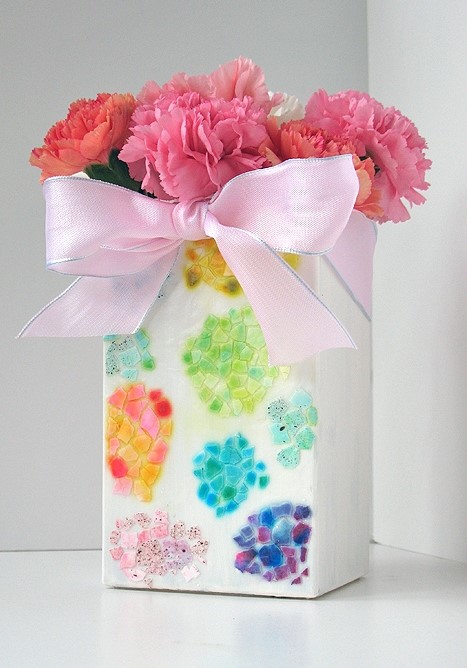 Mosaic-vase