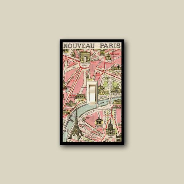 Paris-map-light-switch-design
