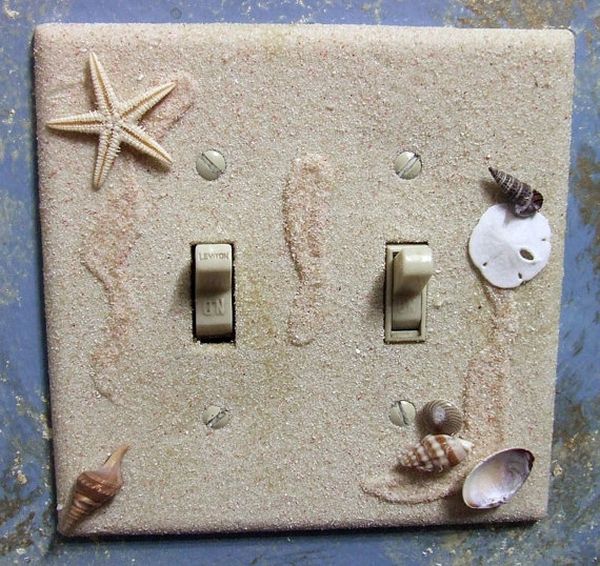 Sand-shells-light-switch
