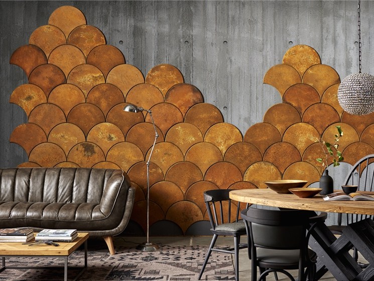 1-12-fish-scale-ocher-colored-cork-wall-tiles-can-be-used-for-creating-your-wall-art