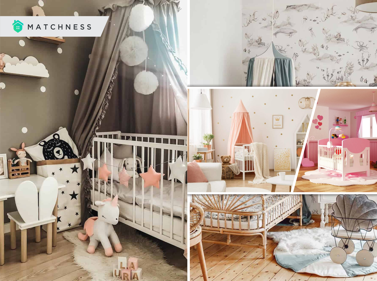 20 Simple Yet Calming Nursery Room Decorations - Matchness.com