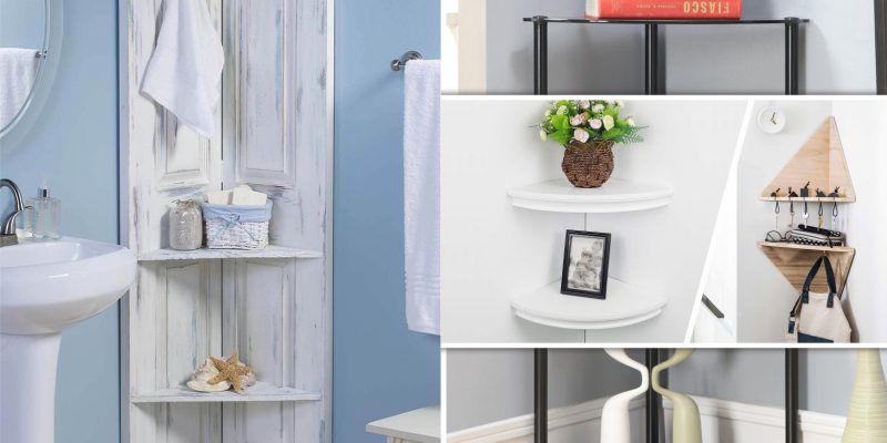 40 ideas to utilize your nook with corner shelves2