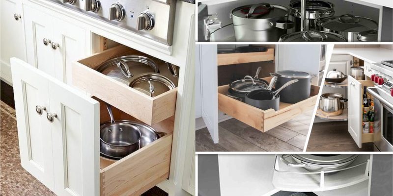 40 kitchen cabinet ideas for your cookware2