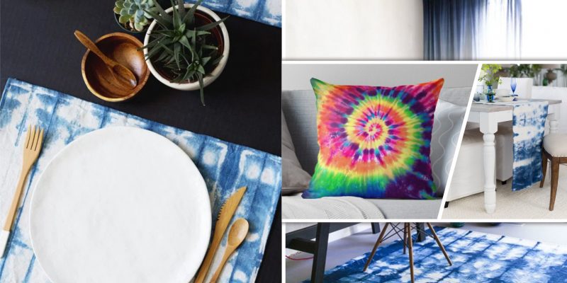 50 ideas to apply tie-dye designs for your home decoration2