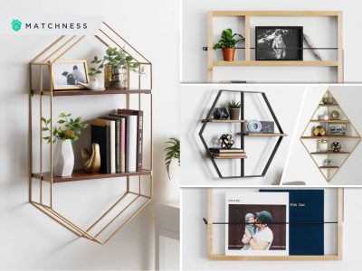 55 creative framed shelves for your unique wall decoration2