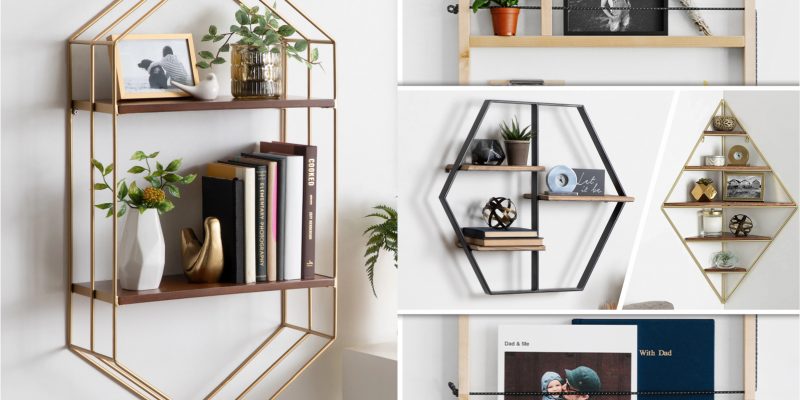 55 creative framed shelves for your unique wall decoration2