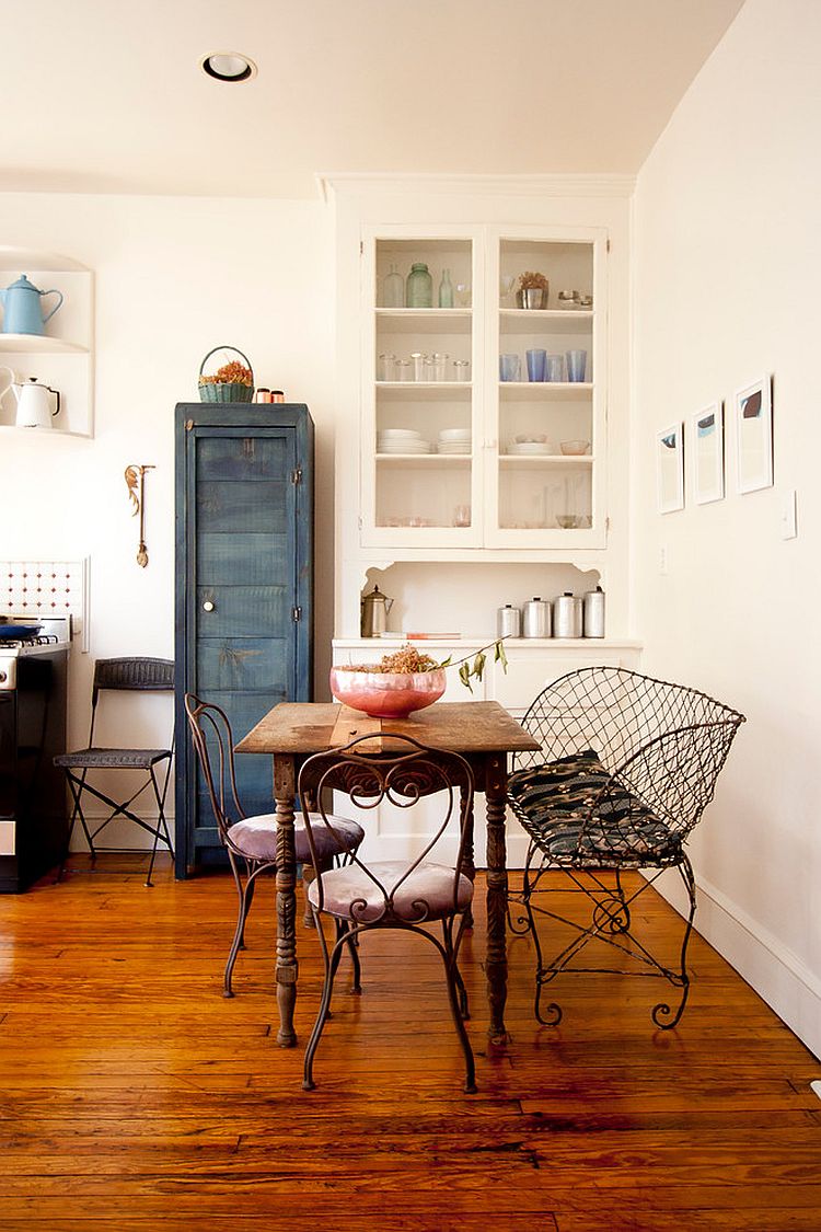 Cool-shabby-chic-dining-room-of-brooklyn-apartment