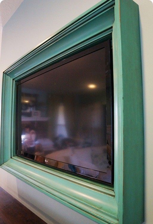 Frame-tv-on-wall