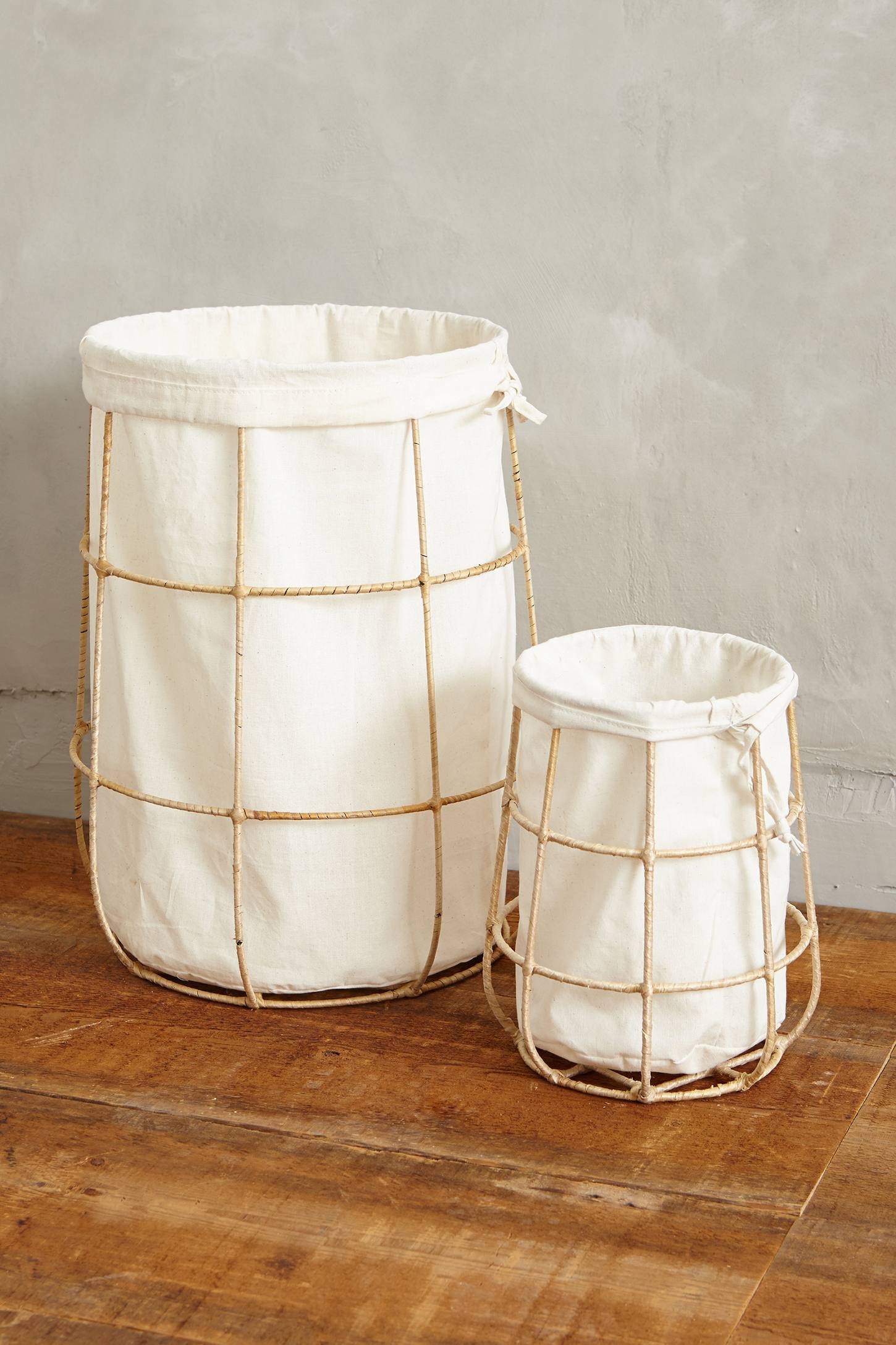Grid-and-linen-laundry-basket-from-anthropologie
