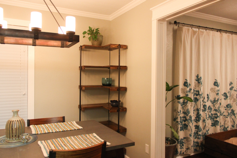 Industrial-corner-standing-shelf