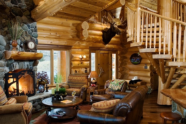 Log-cabin-style-decor-idea