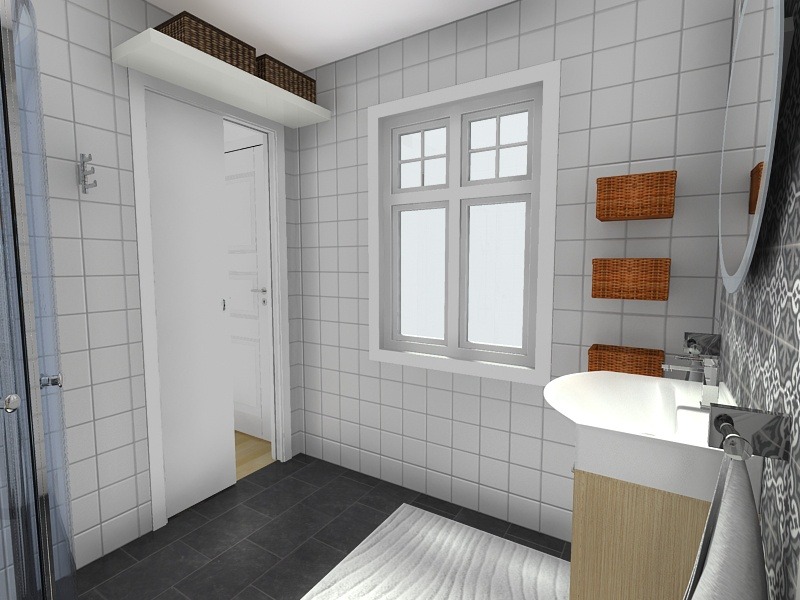 Roomsketcher-diy-bathroom-storage-ideas-wall-mounted-shelf-baskets