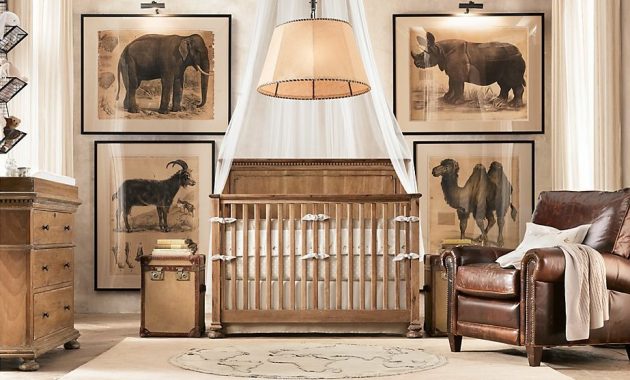 Traditional-safari-themed-baby-room