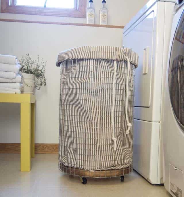 Wire-laundry-basket
