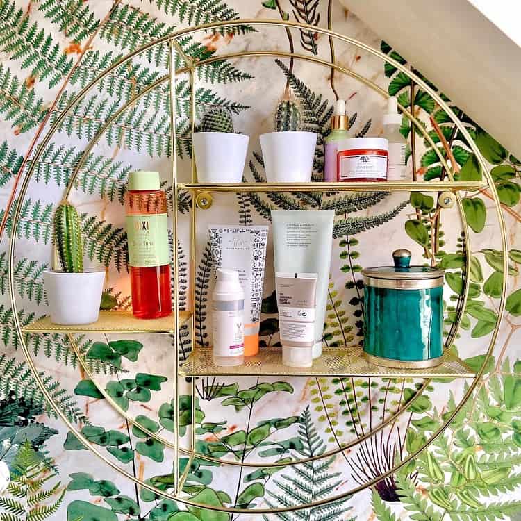 Artistic-modern-toiletries-shelf-thesteadingonthehill