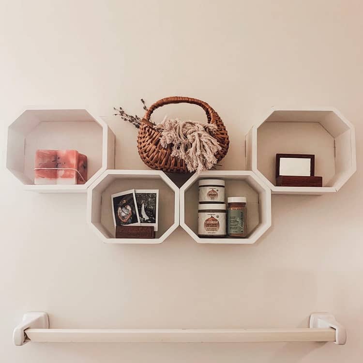 Boho-style-bathroom-floating-shelf-wovenandwicker