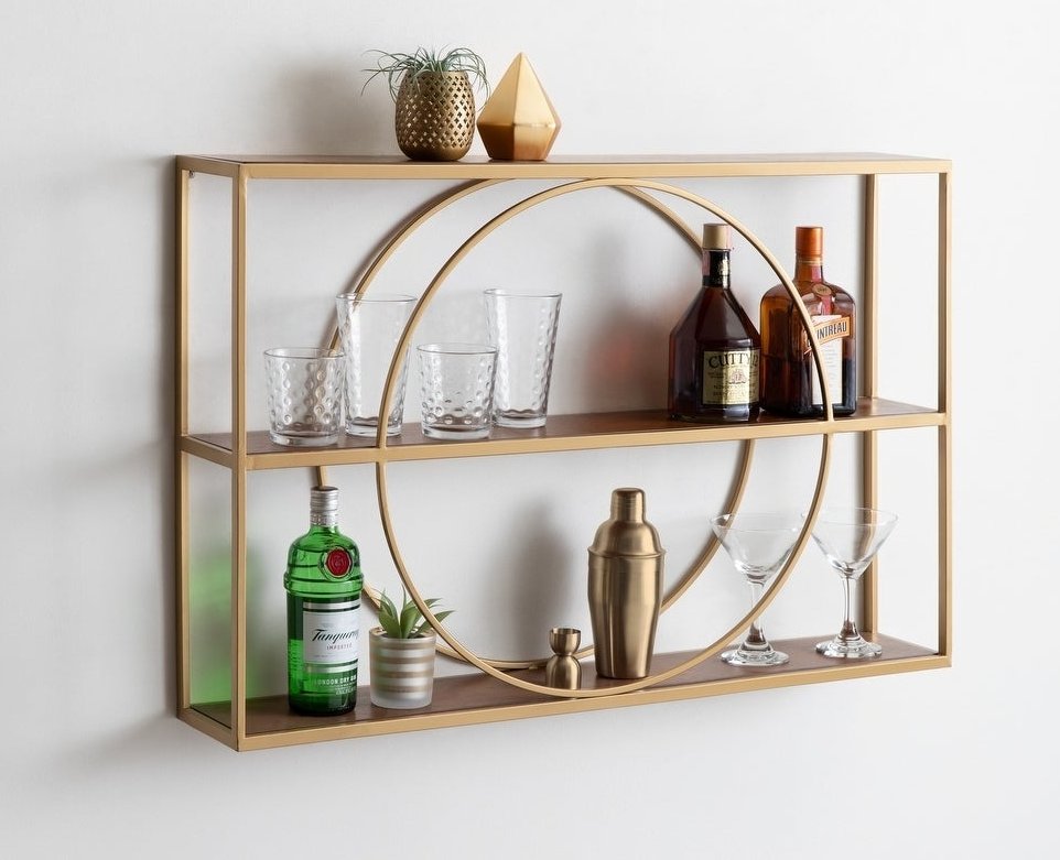 Circle-wall-shelf