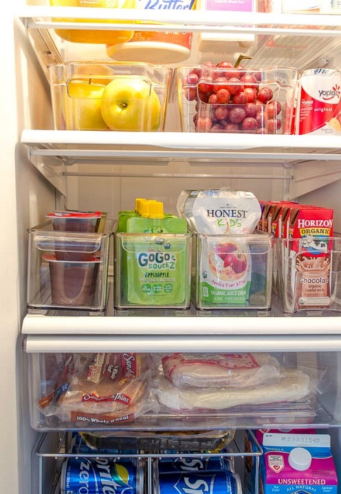 Clever-refrigerator-organizing-ideas-pull-out-bins