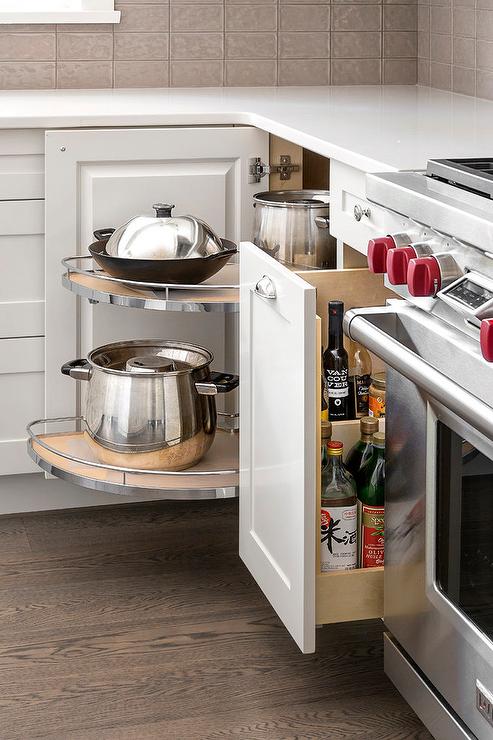 Corner-cabinet-rotating-pot-pan-shelves