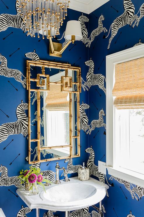 Deim-zebra-wallpaper-marble-wall-sink-aerin-union-double-arm-sconce