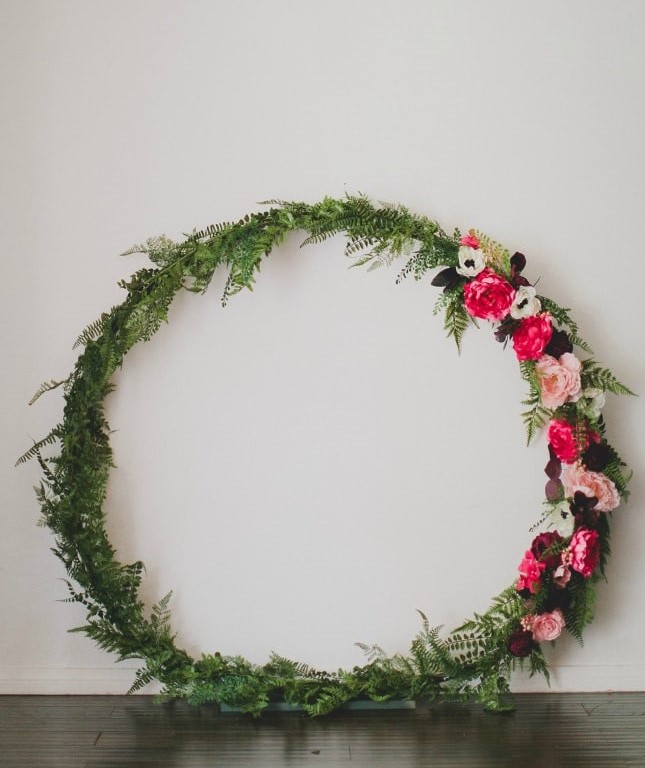 Diy-giant-silk-flower-wreath