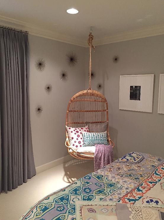 Girl-bedroom-corner-hanging-rattan-chair