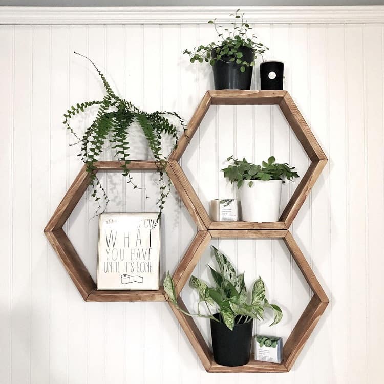 Hexagon-wood-bathroom-floating-shelf-crateno8