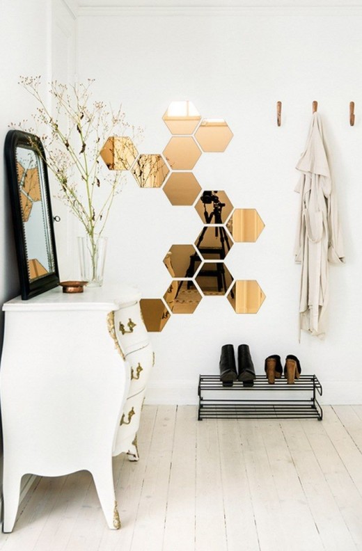 Honeycomb-shaped-mirrors