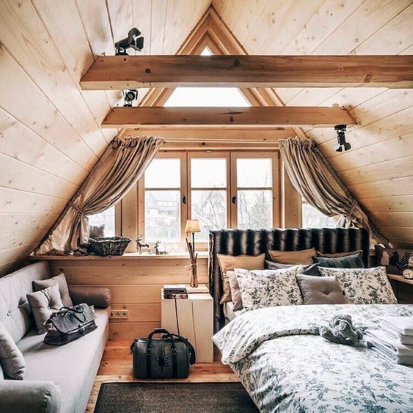 Log-cabin-interior-design-bedrooms