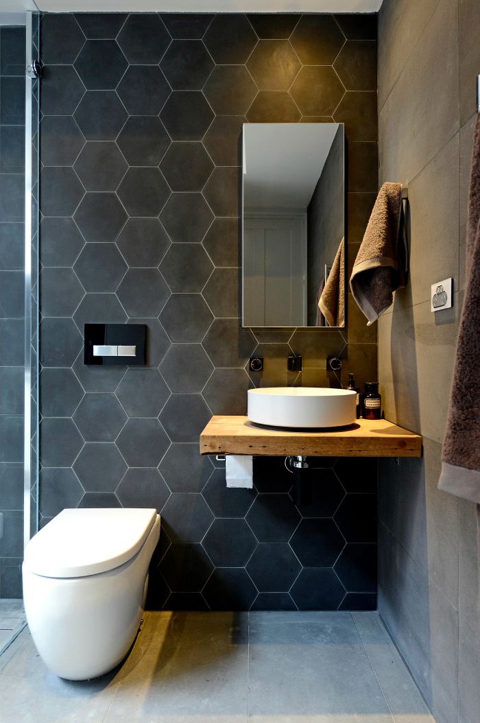 Modern-honey-comb-style-bathroom-tiles
