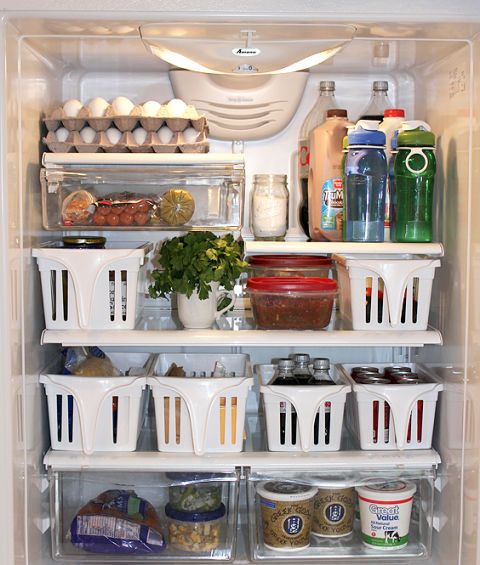 Refrigerator-sliding-bins